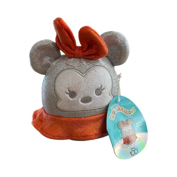 Minnie Mouse Mouse Disney 100 5" SquishMallows NWT - Picture 1 of 7